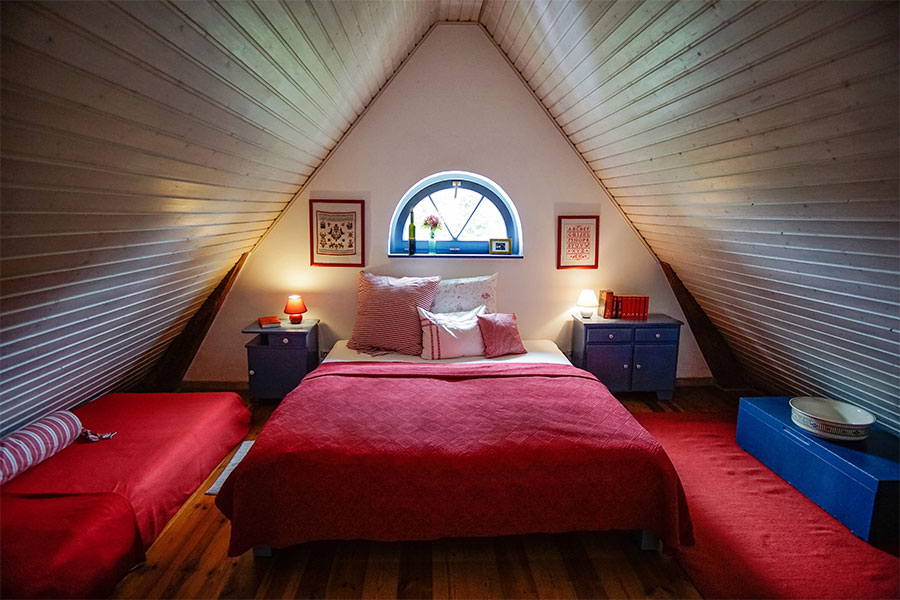 Schlafzimmer unterm Dach — Dachgeschoss