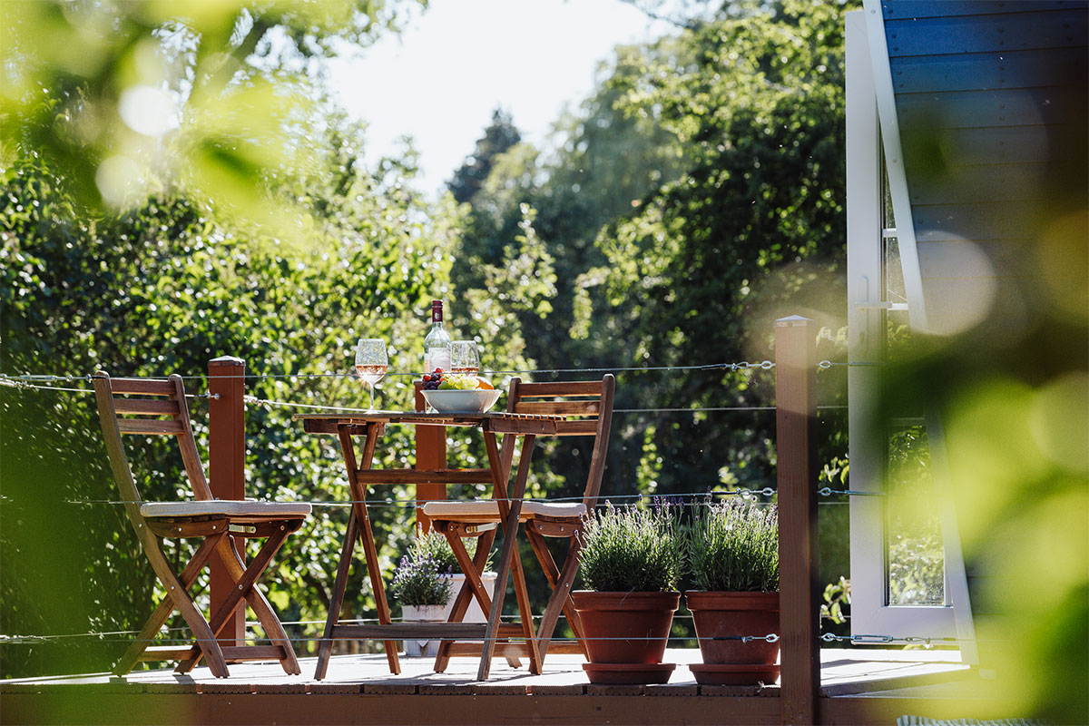Sitzplatz im Grünen — Terrasse