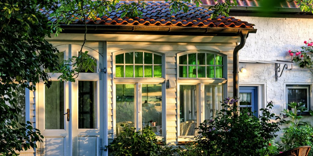 Wintergarten des Ferienhauses Atelier auf Rügen